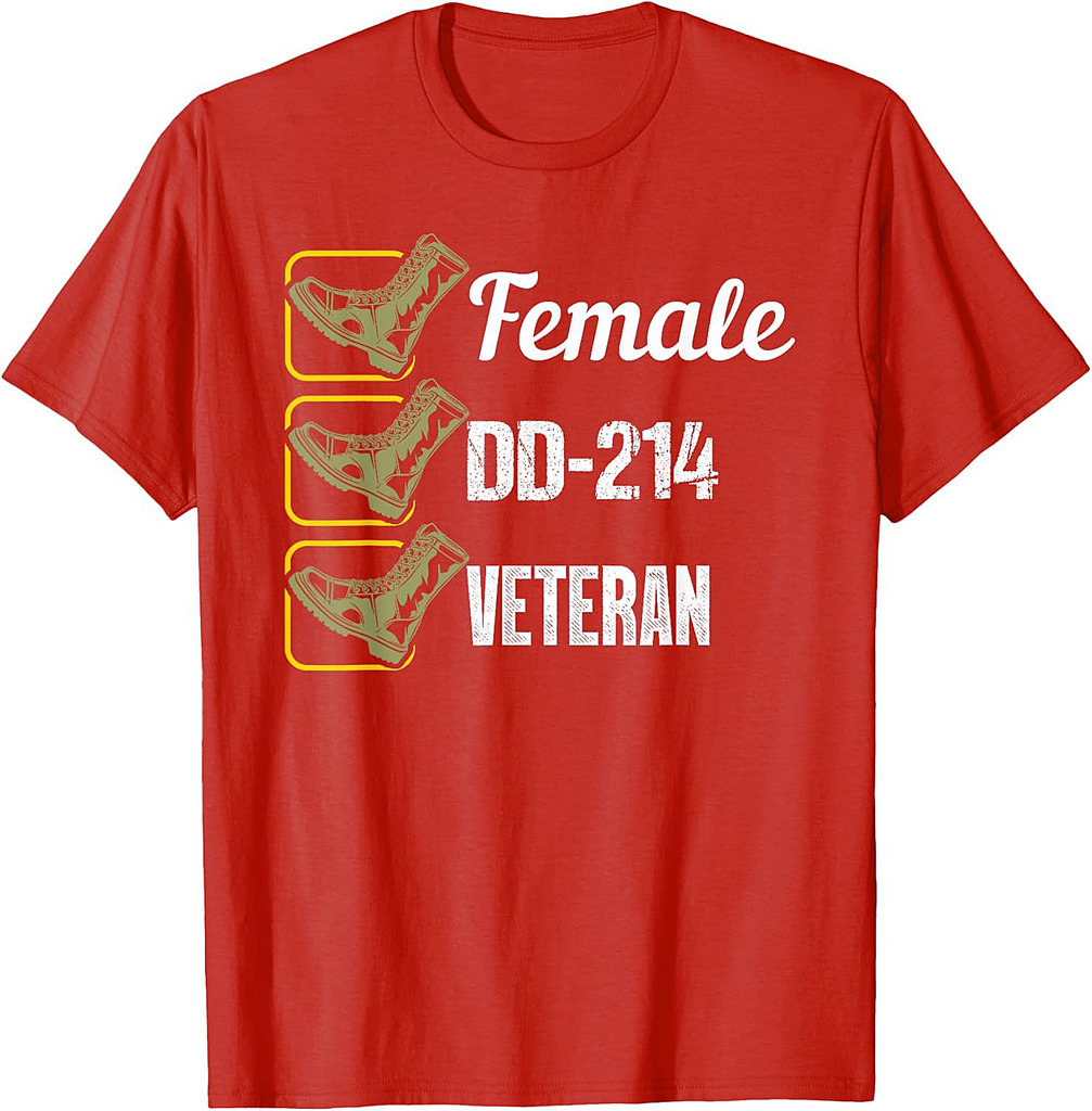 Female Dd-214 Veteran T-Shirt