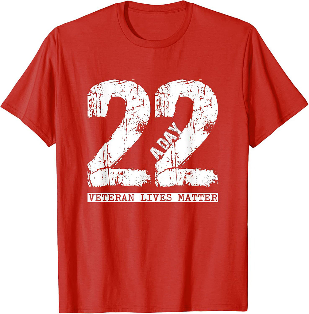 22 A Day Veteran Shirt  22 A Day Veteran Suicide Apparel T-Shirt