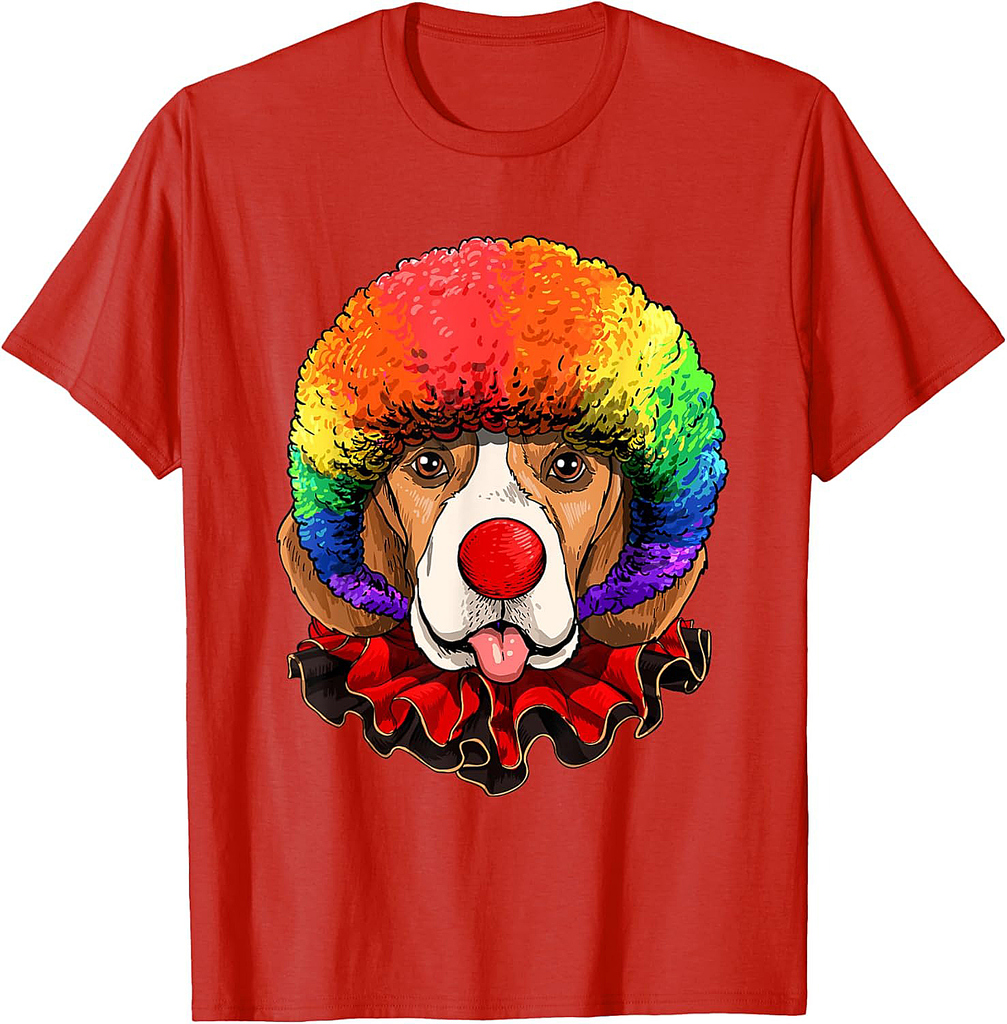 Beagle Clown Beagle Dog Circus T-Shirt