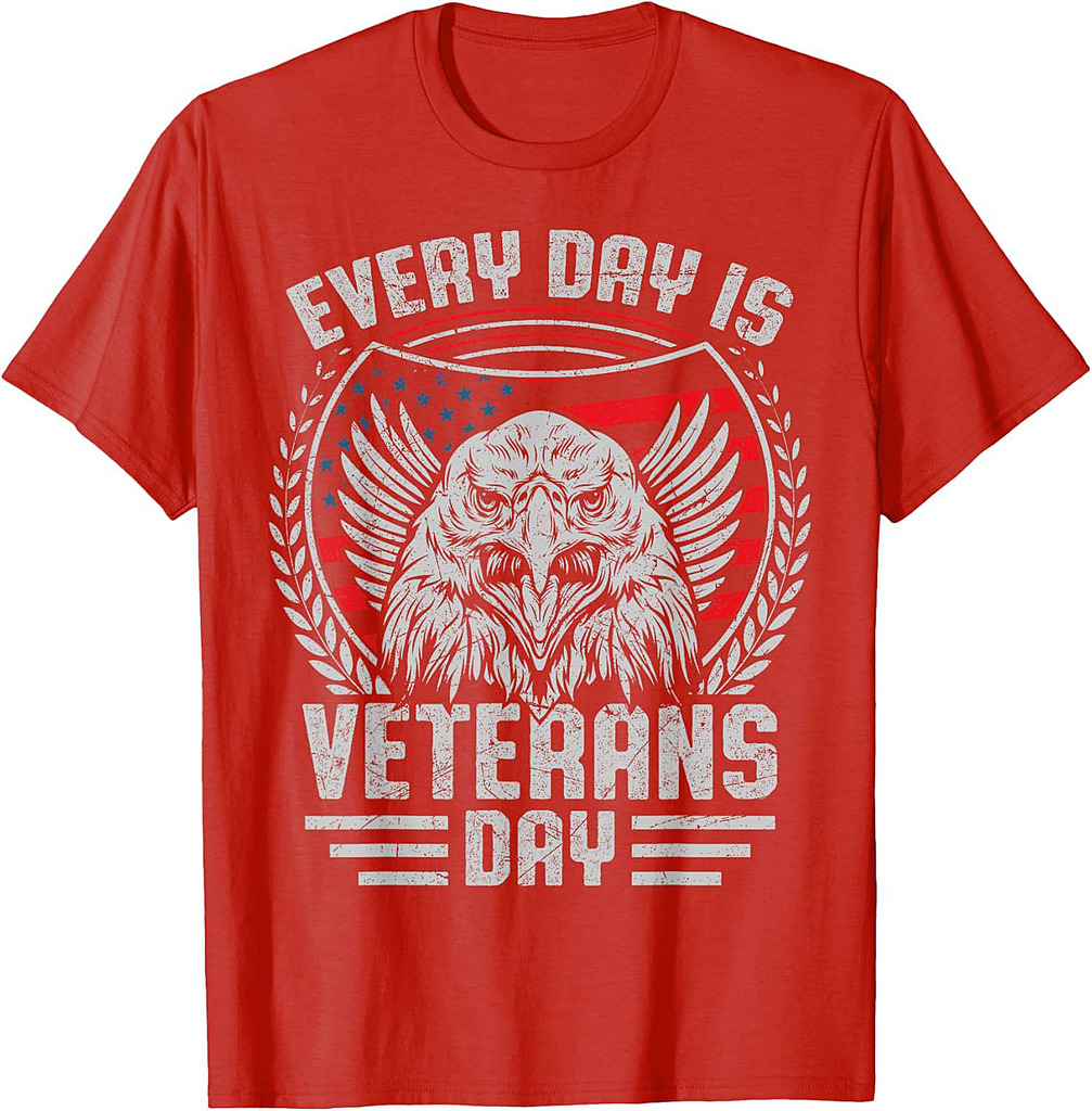 Every Day Is Veterans Day US Army America Veteran T-Shirt