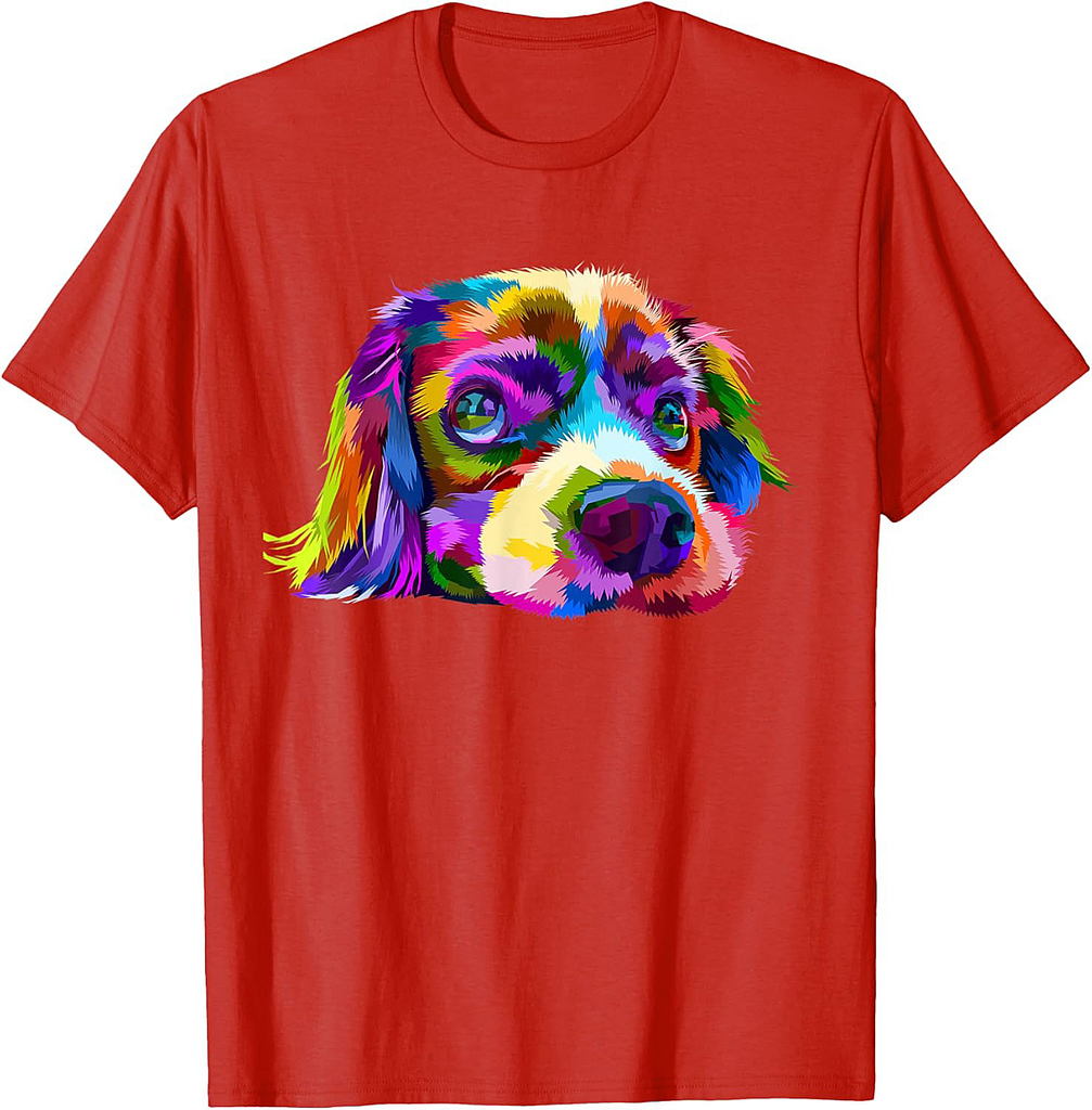 Beagle Colorful Dog Pop Art Tee Lovers T-Shirt