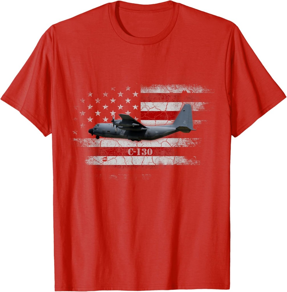 C-130 T-shirt Combat Air Force Veteran Veterans Day Gift T-Shirt