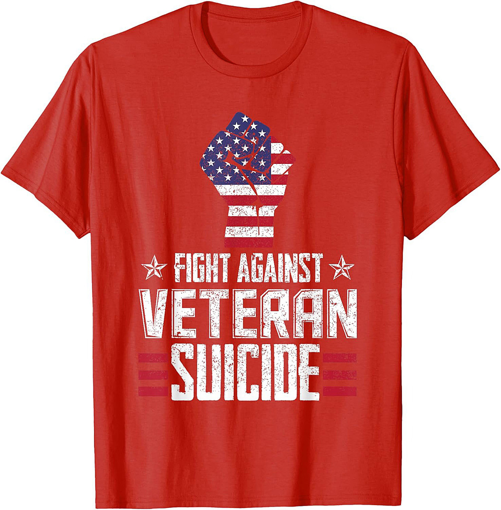 Fight Against Veteran Suicide Awareness Day T-Shirt