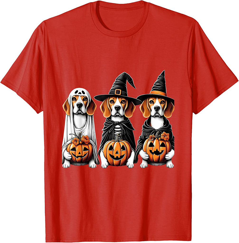 Beagle Ghost Halloween Dog Lovers T-Shirt