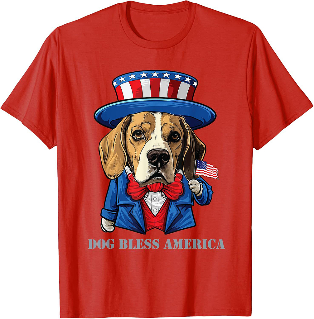 Funny Beagle Dog 4th of July Dog Pun T-Shirt