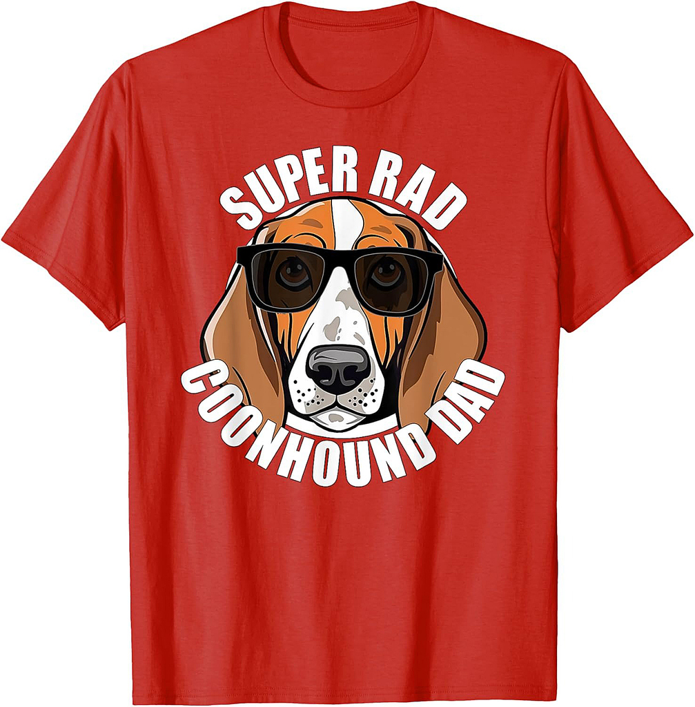 Coonhound Dad Funny Father’s Day American English Coonhound T-Shirt