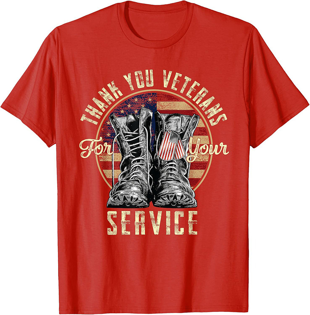 Thank you Veterans For Your Service Veterans Day T-Shirt