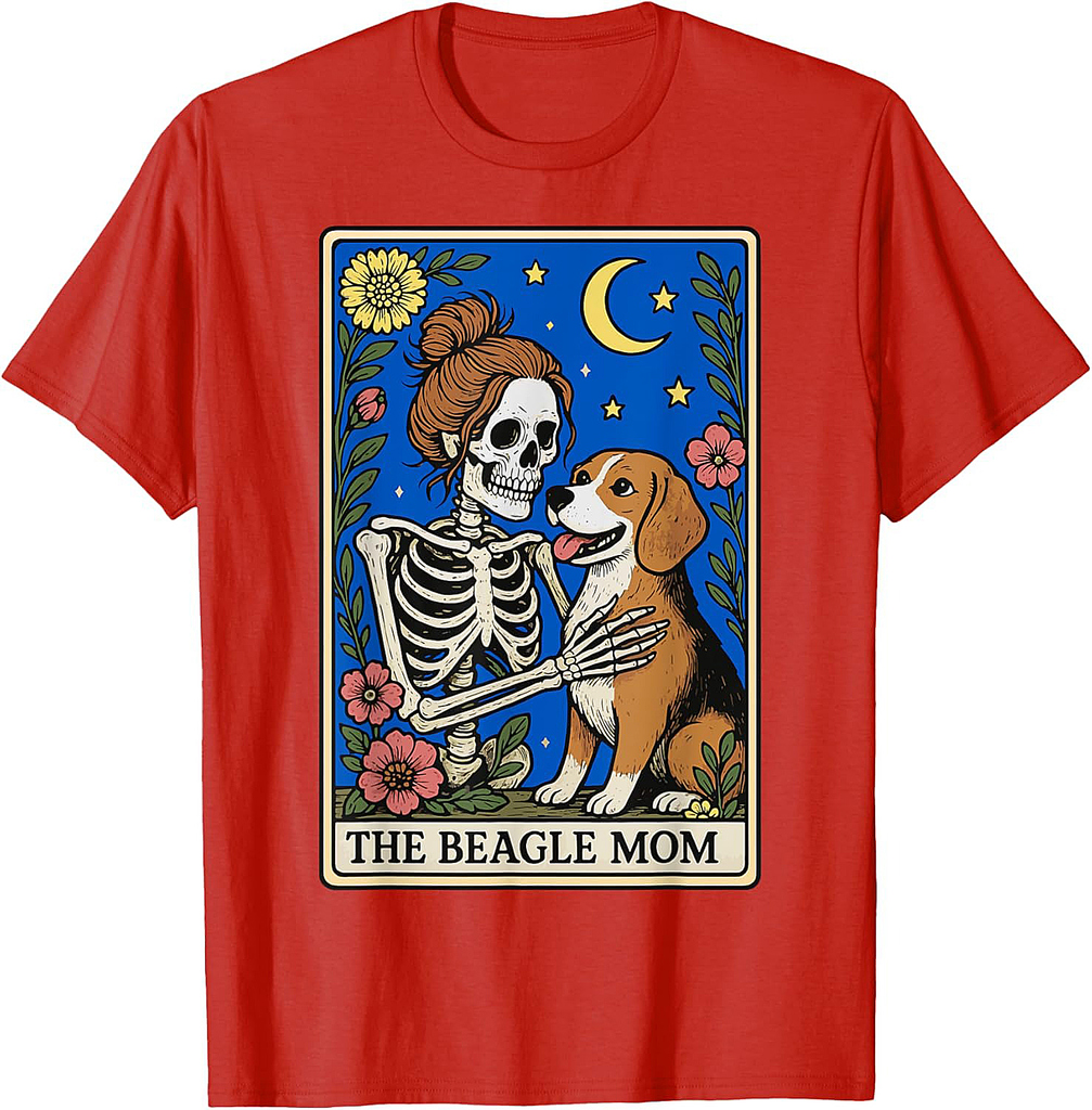 The Beagle Mom Tarot Card T-Shirt