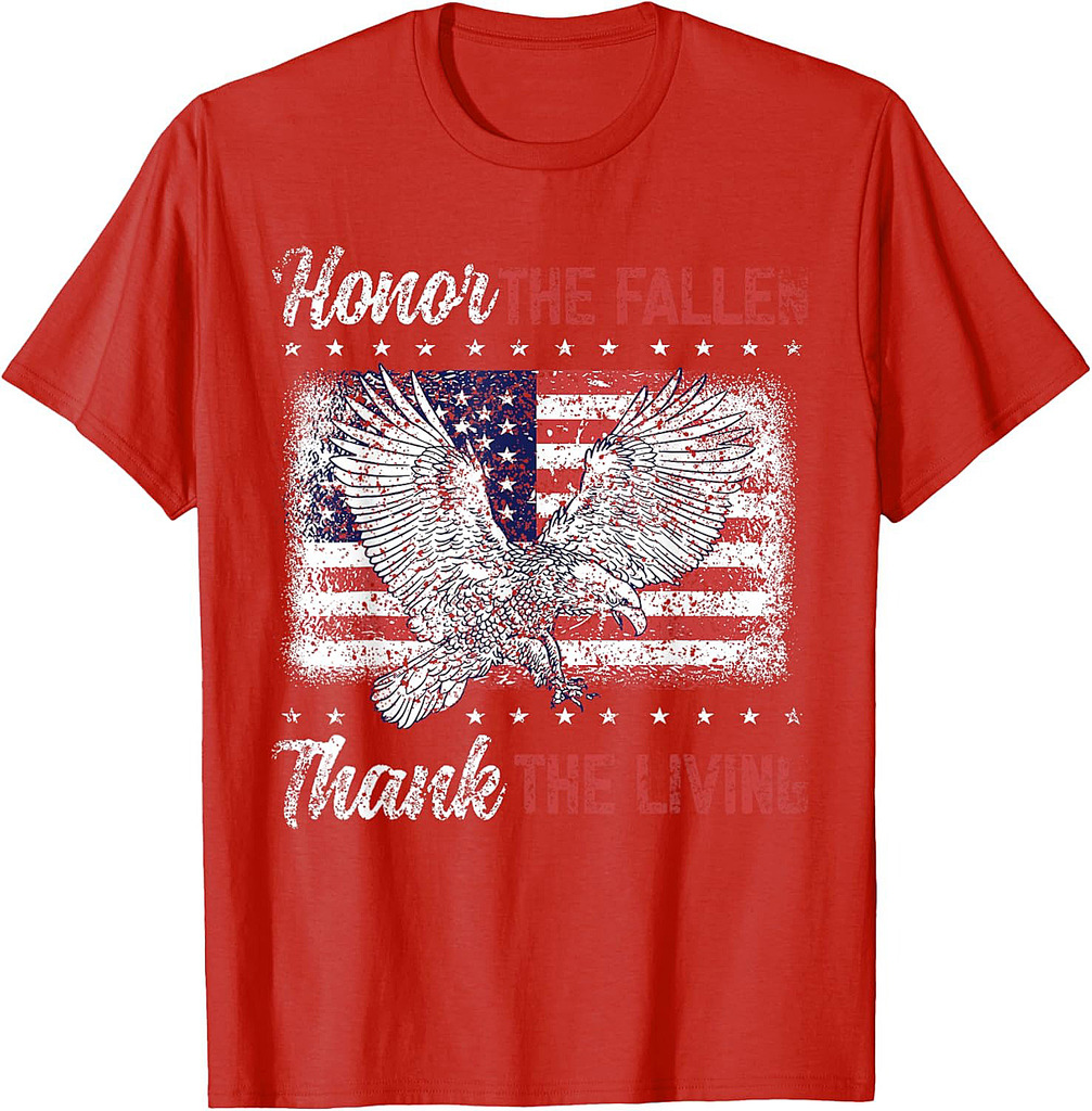 Honor The Fallen Thank The Living Veteran Memorial Day T-Shirt