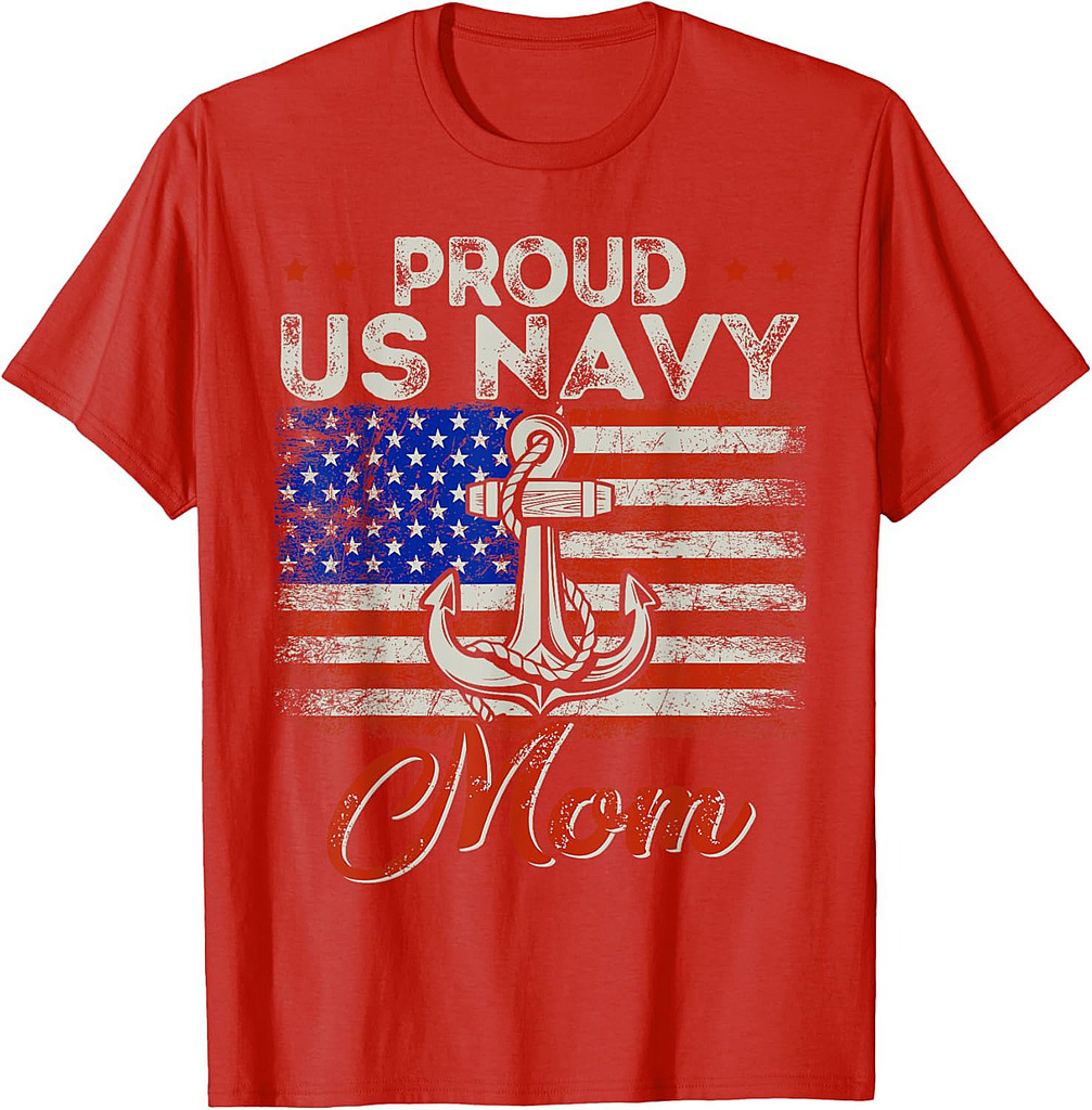 US Na vy Proud Mother  Proud US Na vy For Mom Veteran Day T-Shirt