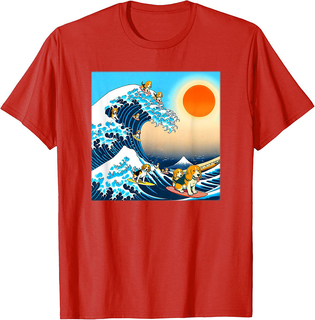 Funny T-Shirt, Beagle, Dog, Dog, Puppy, Men's, Dog Lovers, Goods, Cute, Funny, Outfit, Gift, Sea T-Shirt