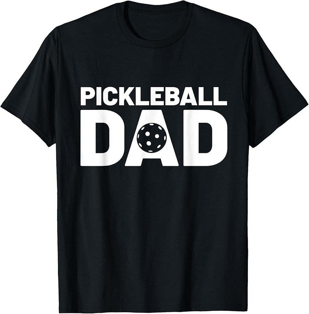 Funny Fathers Day Pickleball Dad Pickleball Lover Proud Dad T-Shirt