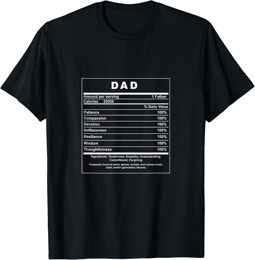 Dad  The Essential Ingredients Father's Day Gift T Shirt T-Shirt
