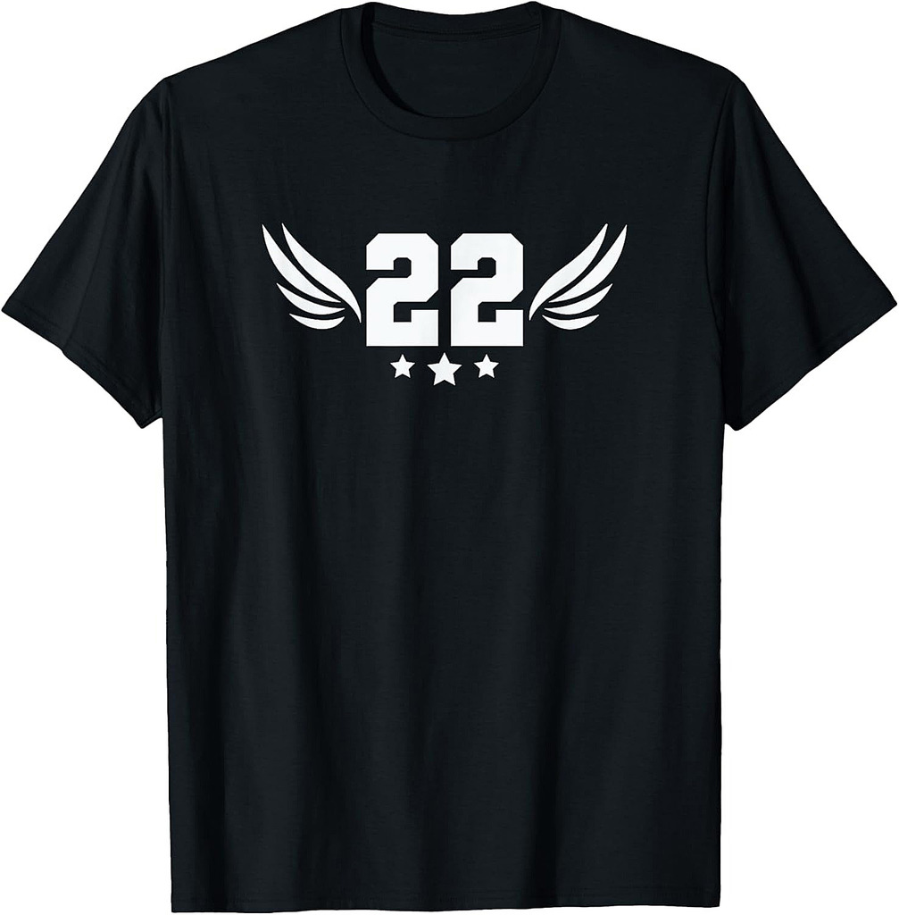 22 Veteran Suicide Awareness Angel Wing Patriotism T-Shirt
