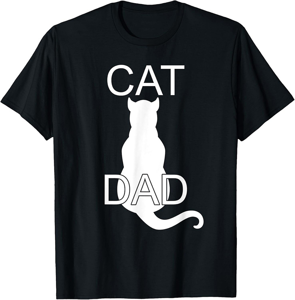 Cat Dad For A Father Father's Day T-Shirt