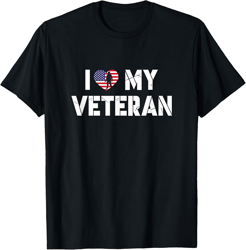 Veteran Wife USA Veterans Day US Army America Veteran T-Shirt
