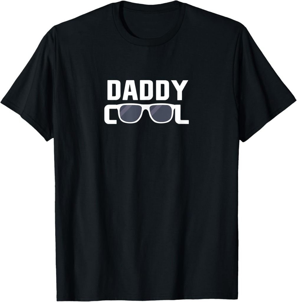 Mens Daddy Cool Dad Fathers Day Idea for Papa Funny Dads Men T-Shirt
