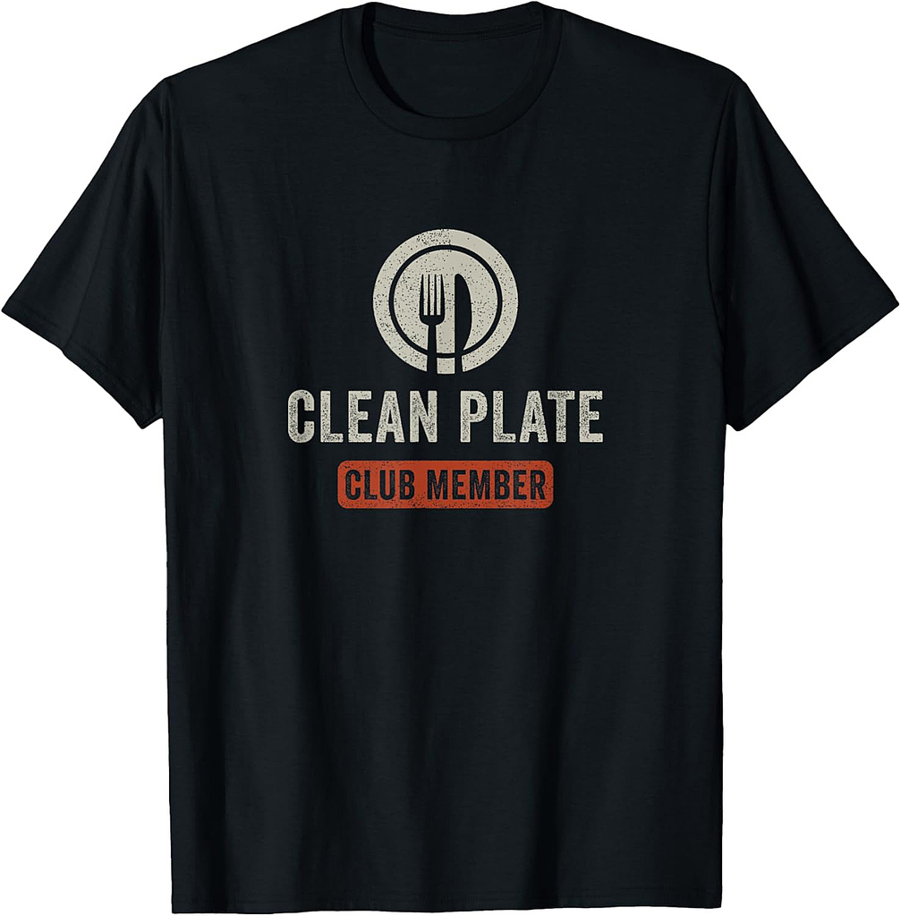 Funny Clean Plate Club Turkey Thanksgiving T-Shirt