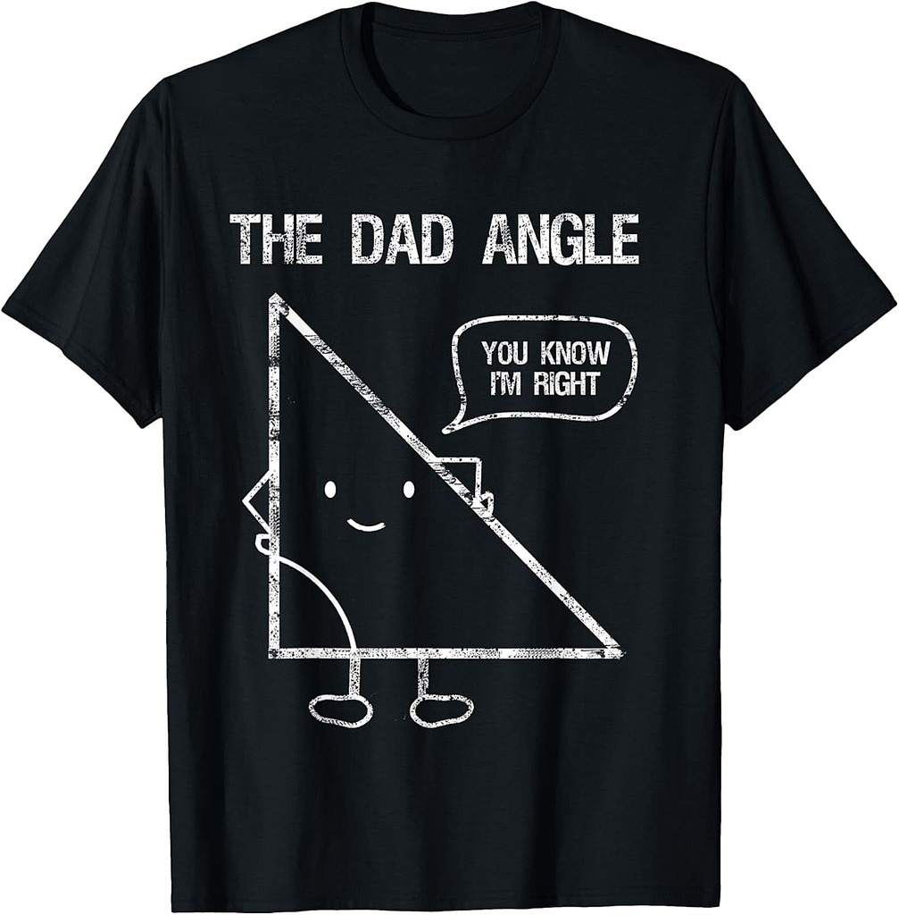 Funny Geometry Shirts for Dads Who Love Math Father's Day T-Shirt