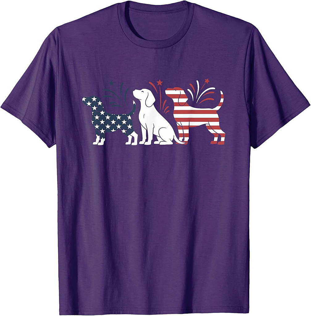 Beagle 4th of July USA Patriotics T-Shirt