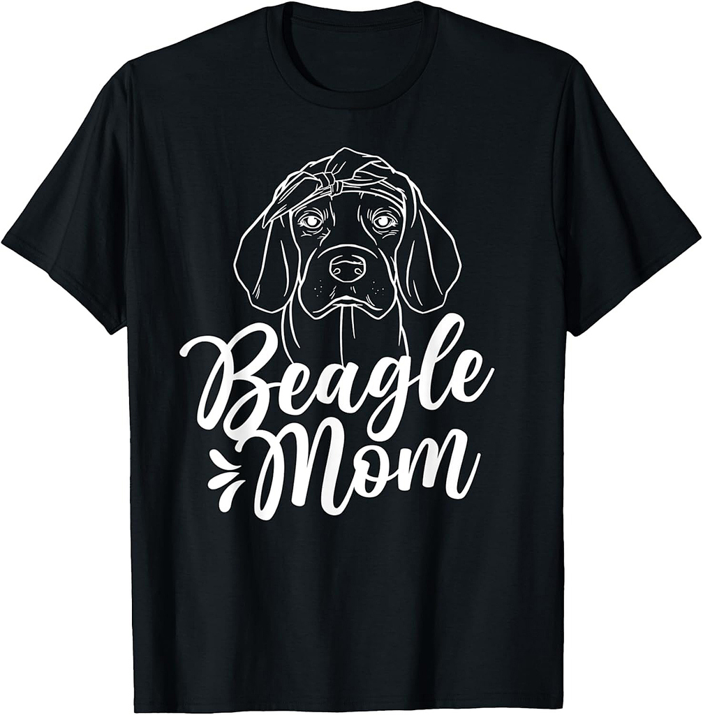 Beagle Mom Lover Dog Beagles Puppy Mother Mommy Mama Men Women T-Shirt