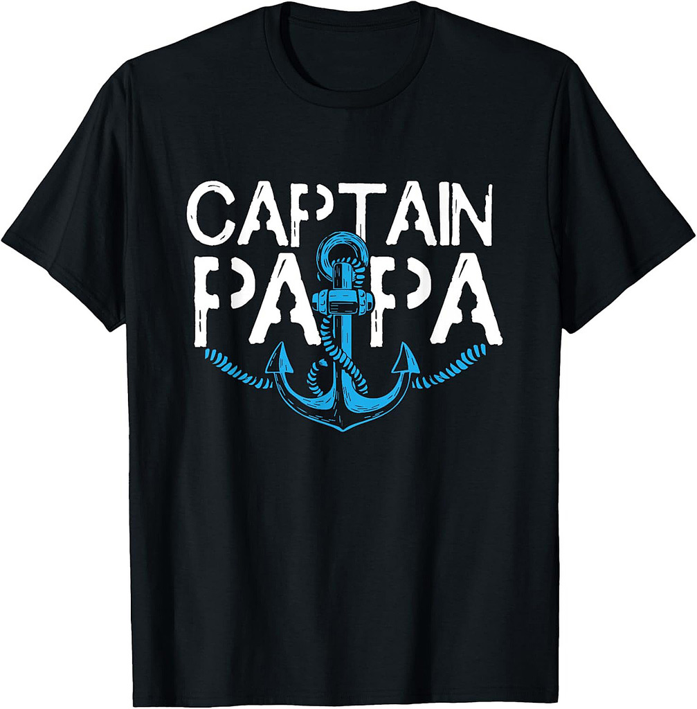 Captain Papa | Sailor Seaman | Father's Day T-Shirt