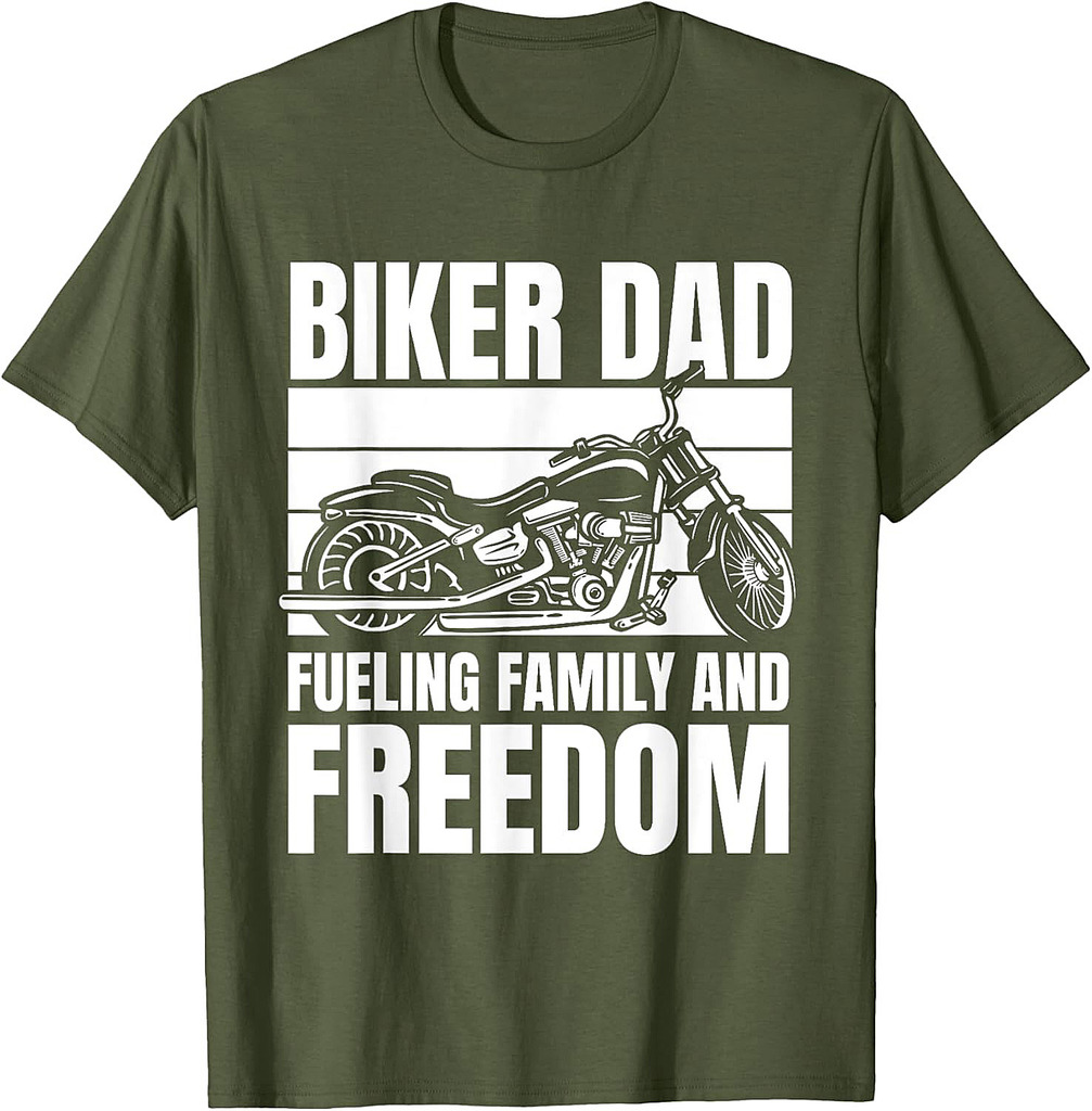Motorcycle Motorbike Biker  Motorbiker Motorcycle Dad T-Shirt