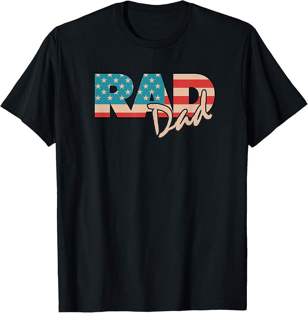 Rad Dad 1990's retro Gift for Farther T-Shirt