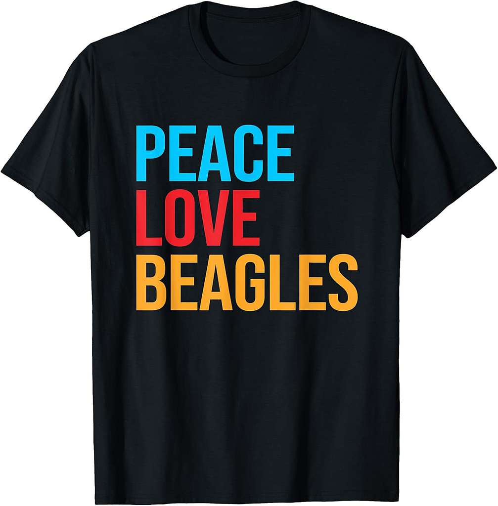 Peace Love Beagle T-Shirt