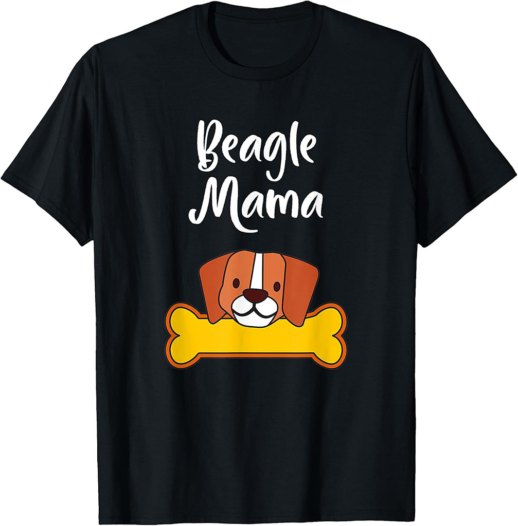 Beagle Mama Dog Mom Cute Womens Gift T-shirt