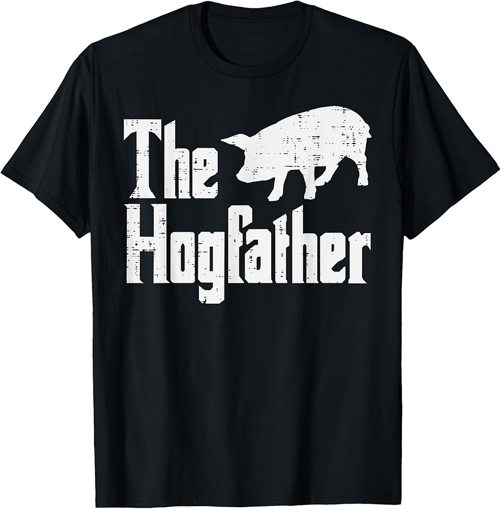 Pig The Hogfather Funny Hog Dad Fathers Day Parody Papa T-Shirt