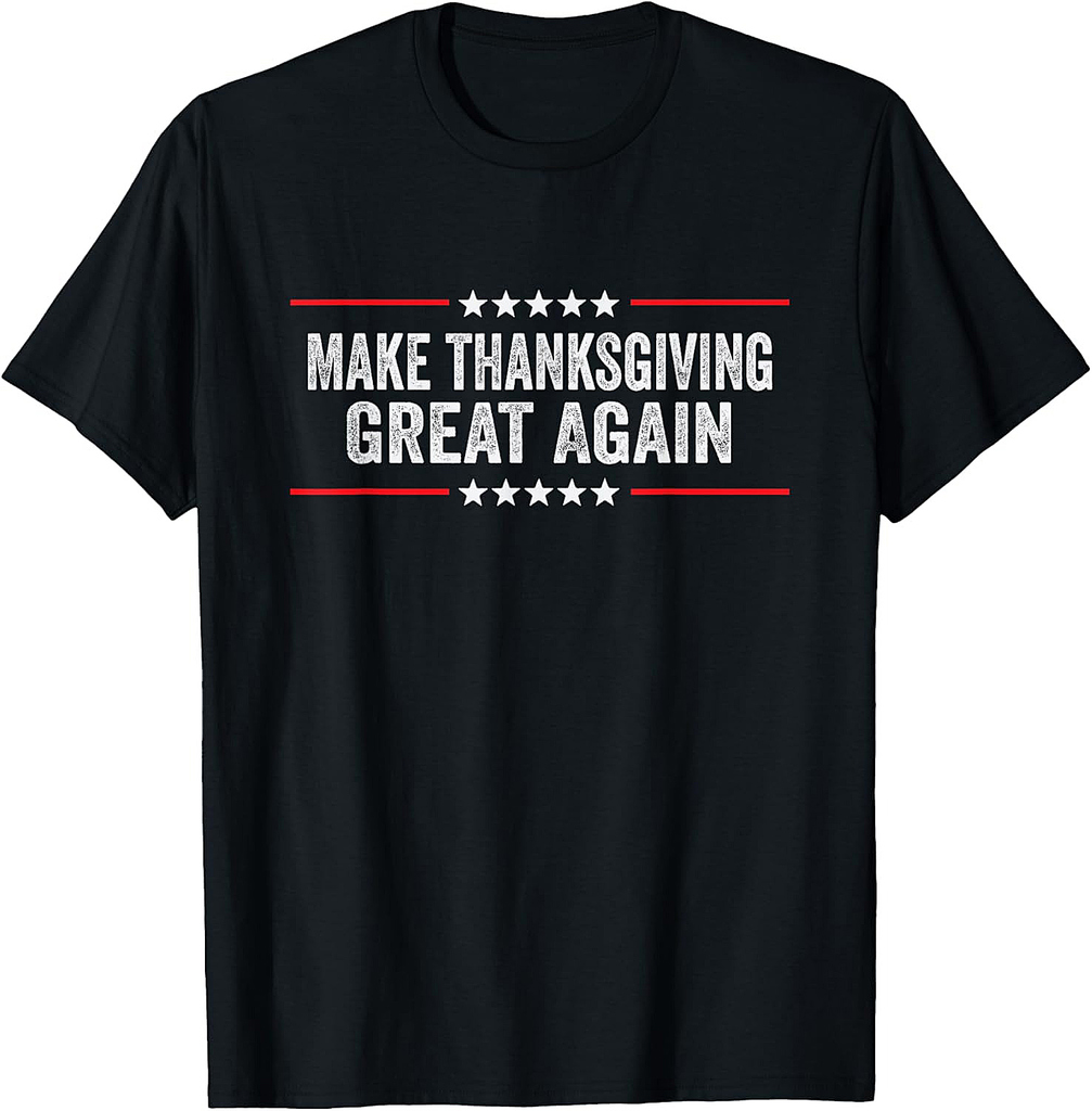 Make thanksgiving Great Again Thanksgiving Turkey Costume T-Shirt