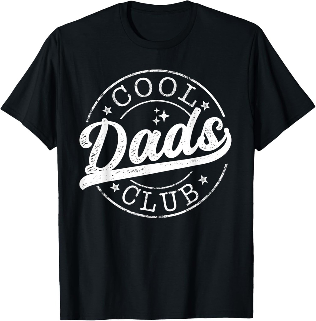 Cool Dads Club Emblem Design Father's Day Best Dad T-Shirt