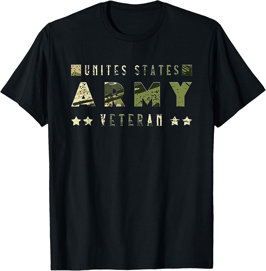 Veteran Outfit for Men Women United States Army Veteran T-Shirt
