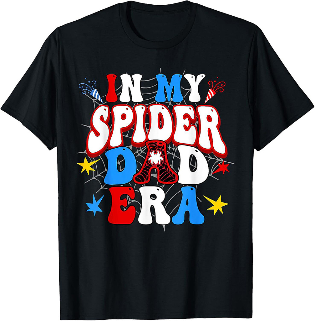 In My Spider Dad Era Birthday Matching Family Fathers Day T-Shirt
