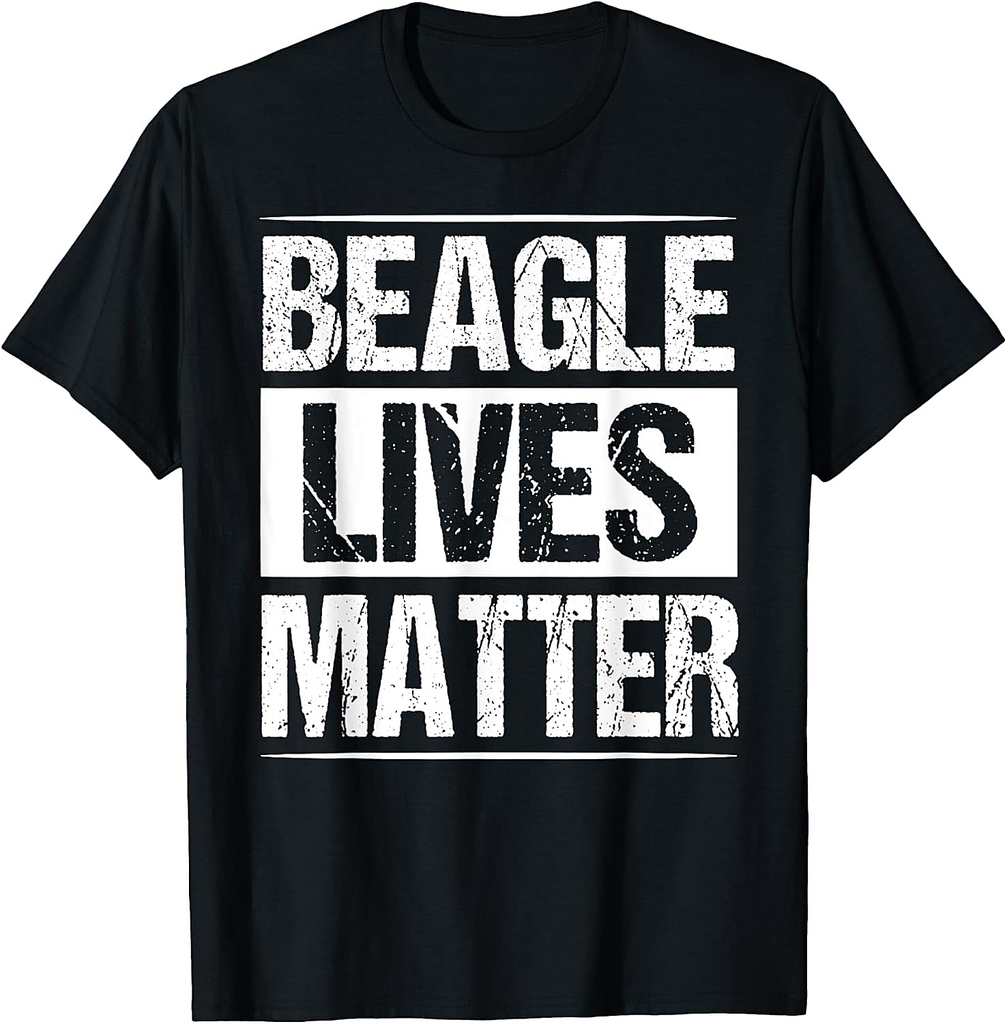 Beagle Lives Matter Shirt Funny Dog Lover Gift T-shirt
