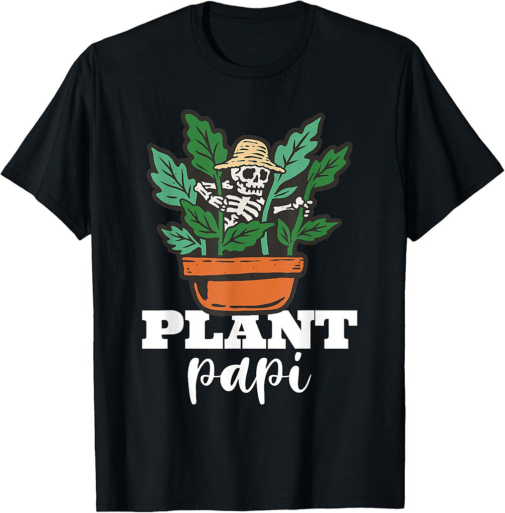 Plant Papi Daddy Father Gardener Gardening Father’s Day T-Shirt