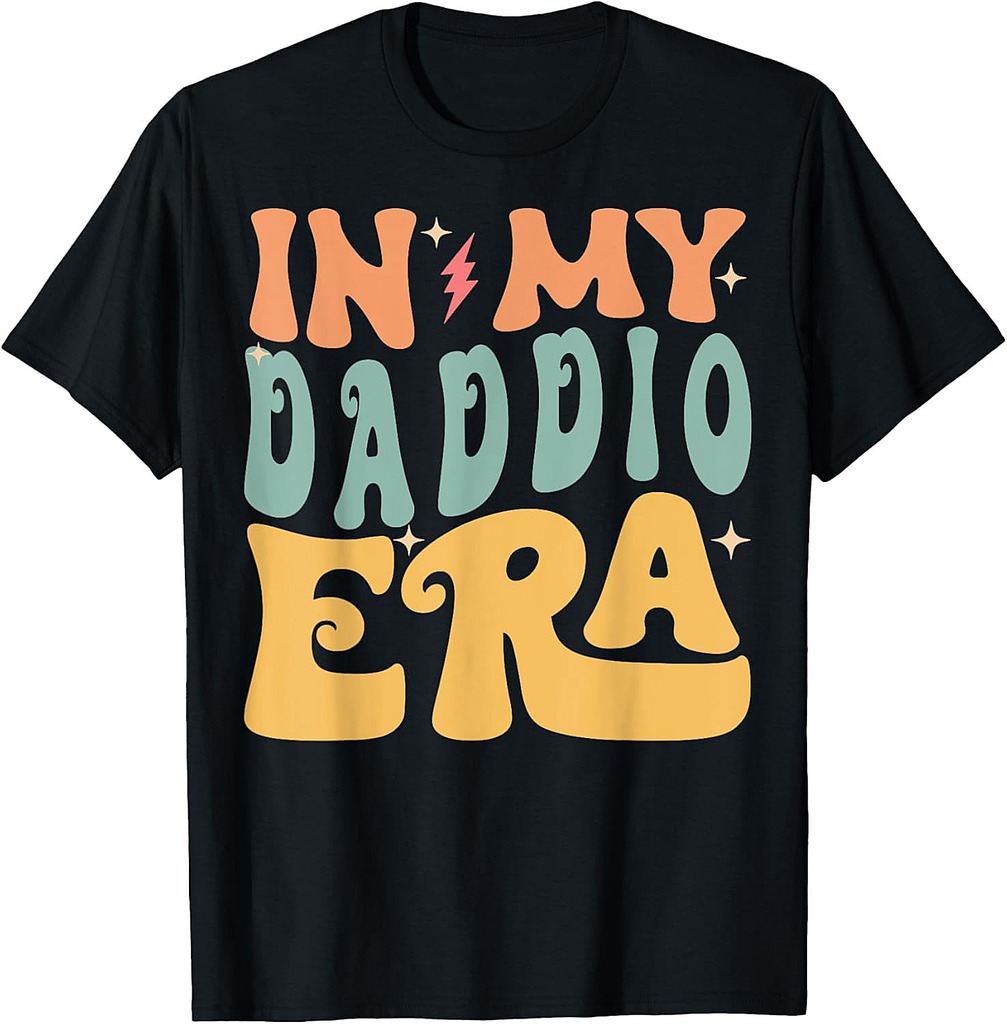 In My DADDIO Era Groovy Funny Grandpa Father's Day T-Shirt