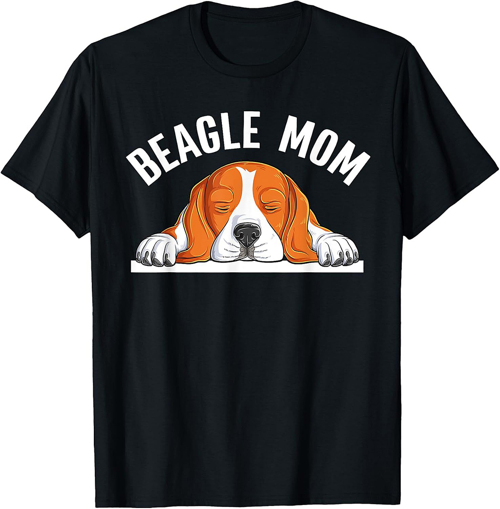 Beagle Mom Cute Dog Mommy Beagle Lover T-Shirt