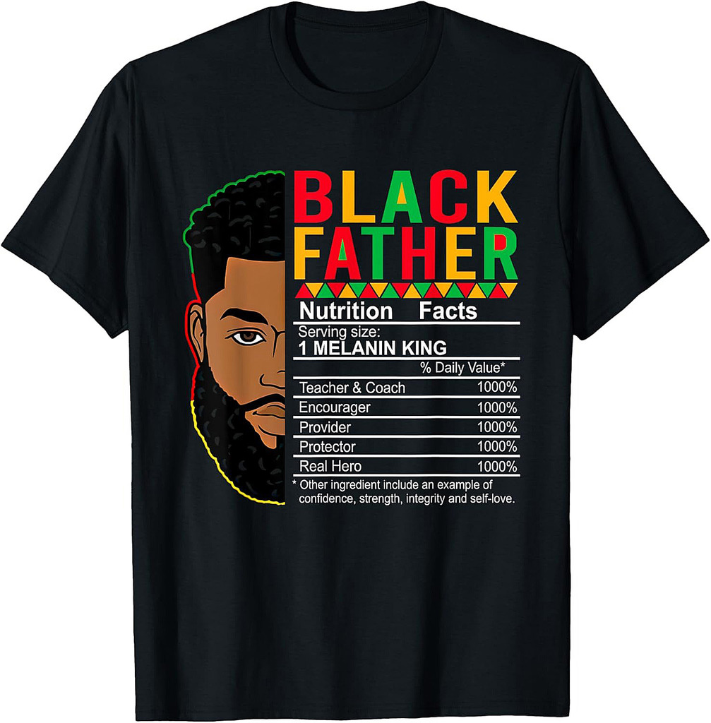 Proud African Dad Black Father Juneteenth Father's Day T-Shirt