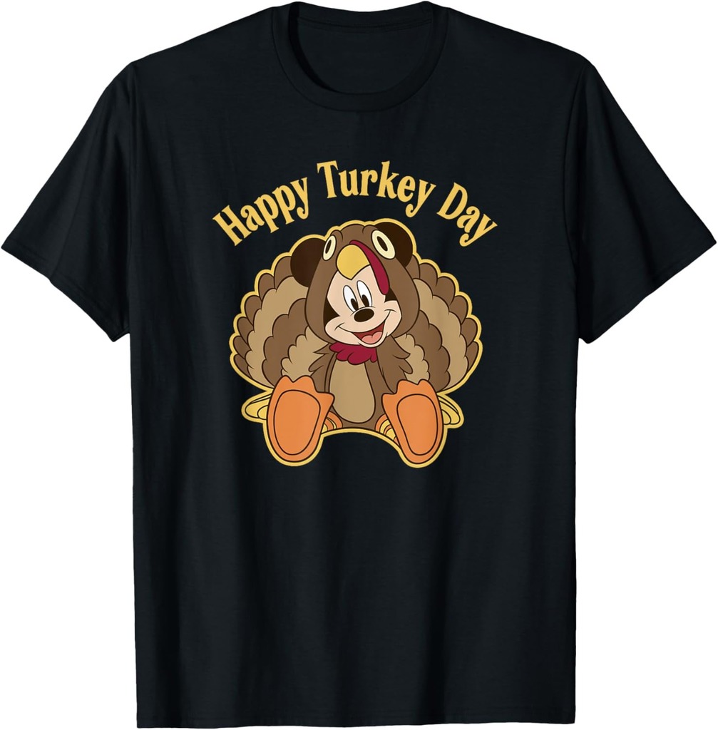 Disney Mickey And Friends Thanksgiving Mickey Turkey T-Shirt