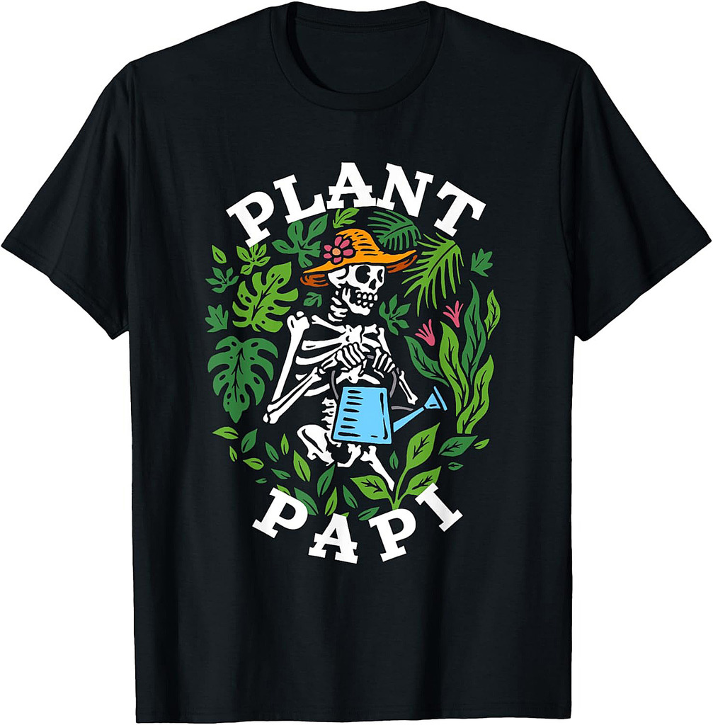 Plant Papi Daddy Father Gardener Gardening Father’s Day T-Shirt