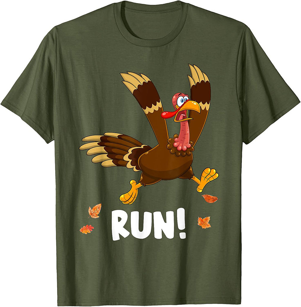 Thanksgiving Turkey Running Outfit Gear Costume Turkey Trot Thanksgiving  T-Shirt