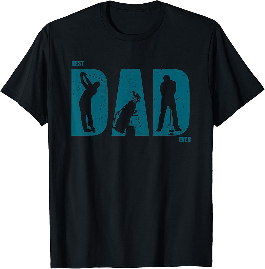 Best Golf Dad Ever T Shirt Golf Dad Shirt Father's Day Gift T-Shirt
