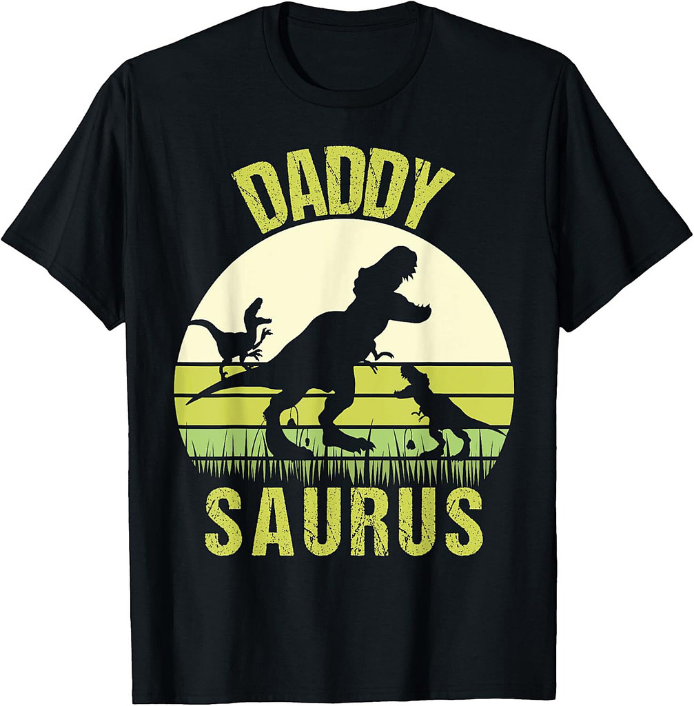 2 Two Kids Fathers Day T-Shirt