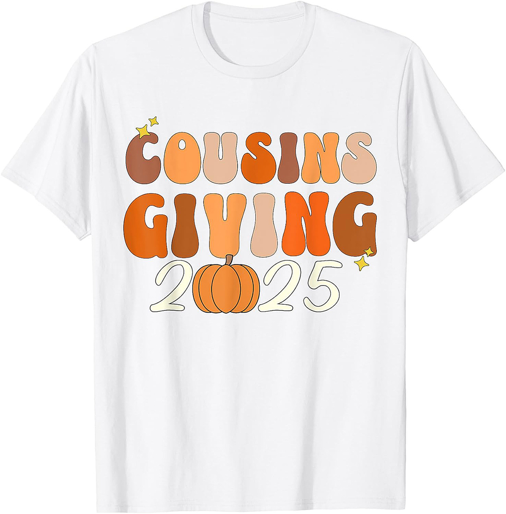 Cousins Giving 2025 Thanksgiving Matching Group T-Shirt