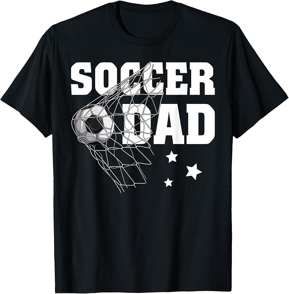 Funny Soccer Dad Daddy Soccer Sport Lover Fan Fathers Day T-Shirt