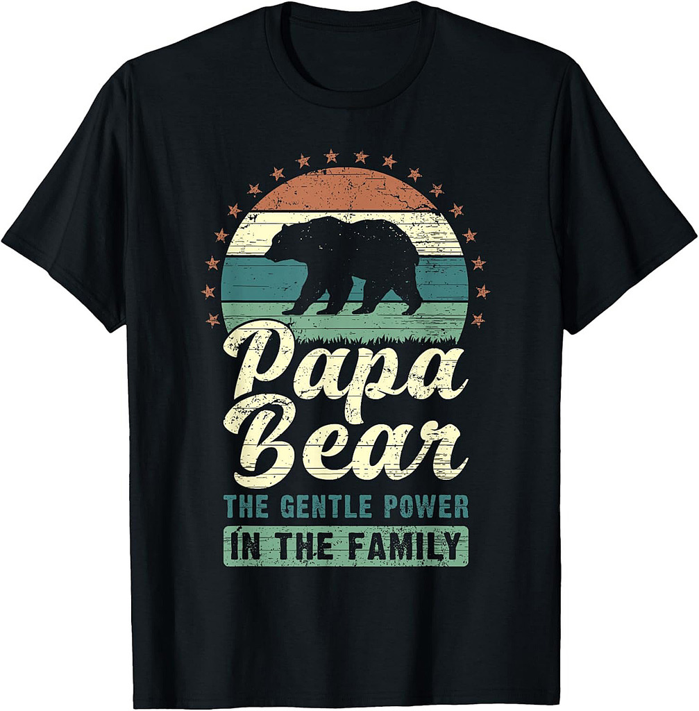 Father's Day, Papa Bear, Dad, Grandpa T-Shirt