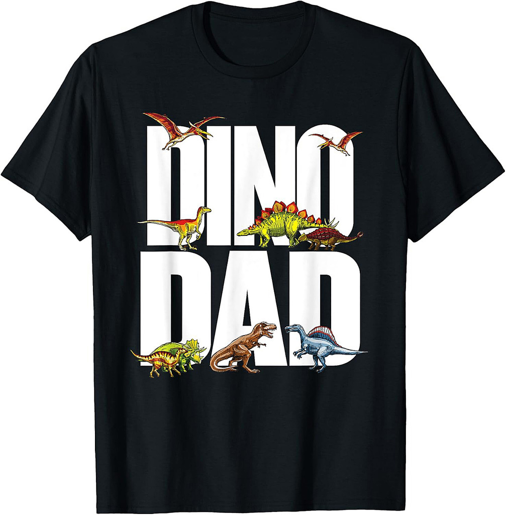 Dinosaur Dad Dinosaur Parent Father's Day Gift for Dino Dads T-Shirt