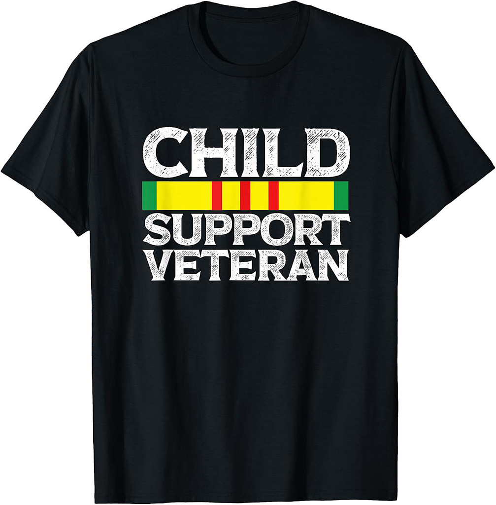 Child Support Veteran US Veteran Day Awareness T-Shirt
